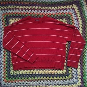 Red and White Sweater